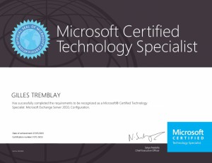 Microsoft Certified Technology Specialist - Microsoft Exchange Server 2010, Configuration